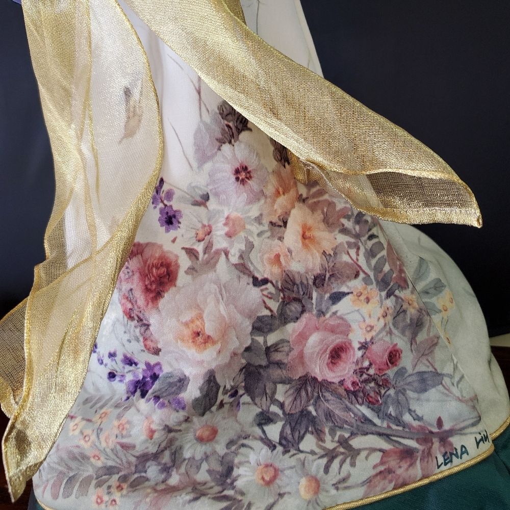 The Butterfly Maiden The Danbury Mint Lena Liu Geisha Doll with Stand and Fan - Picture 4 of 8